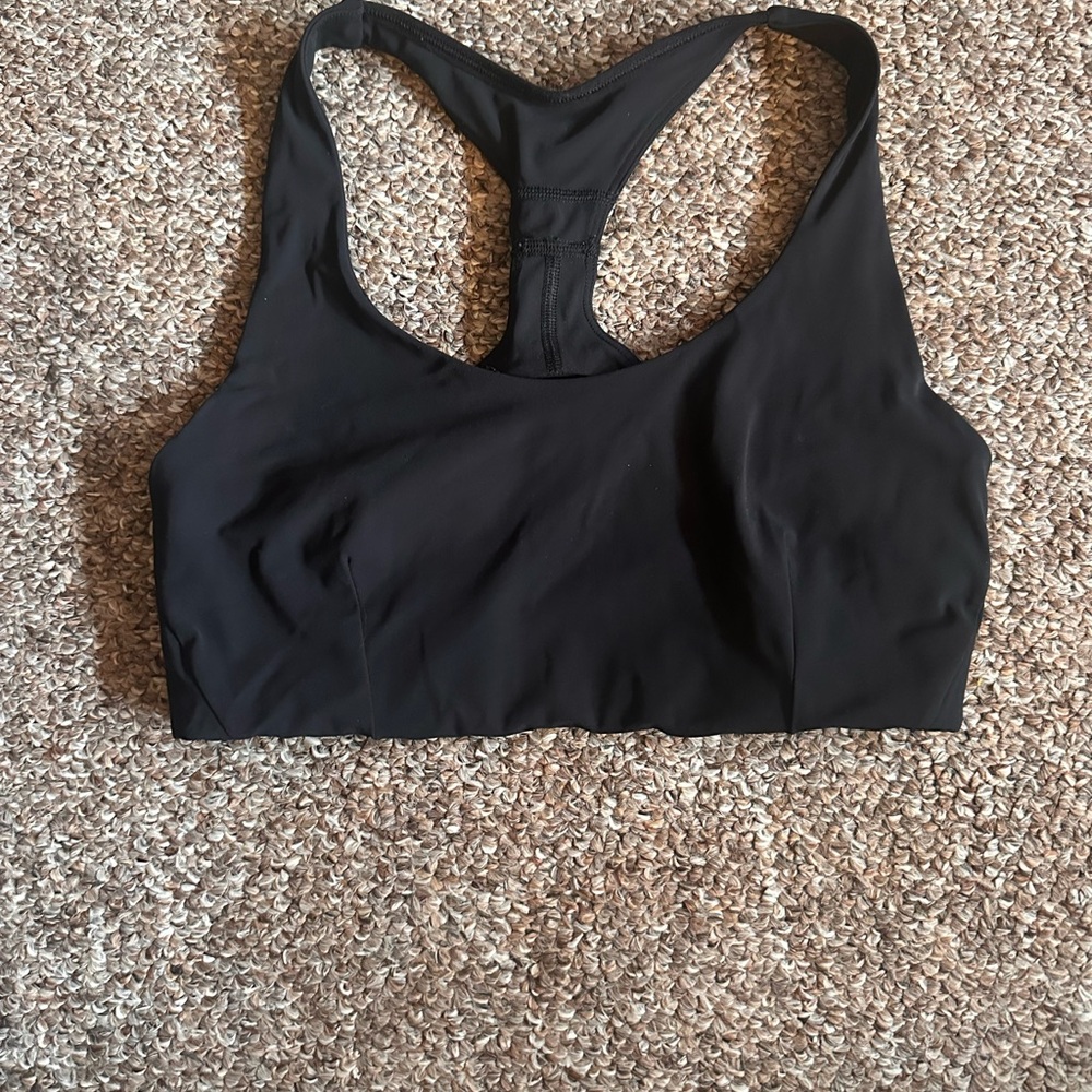 lululemon Black Racerback Sports Bra - Picture 2 of 2